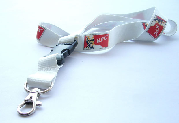 Silk Screen Printing Polyester Neck Lanyard