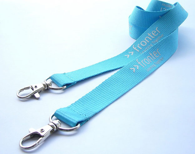 Badge Lanyard with 2 hooks