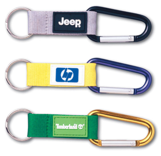 Short Strap Keychain with Carabiner