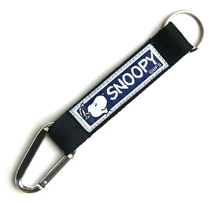 Woven Lable Carabiner Short Strap