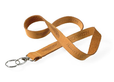 Custom Logo Leather Lanyard