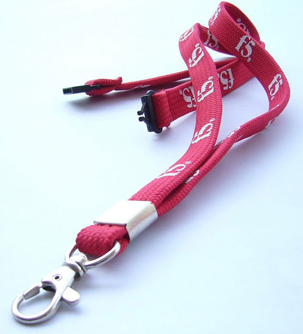Safety Breakaway Buckle Tubular Lanyard