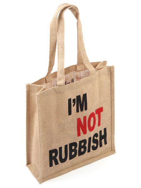 Jute Fabric Gift Tote Bag