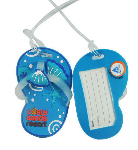 Slipper Shape Luggage Tag