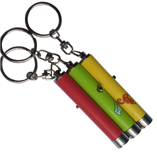 Projector Logo Keychain for        Promotion
