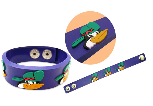 3D Logo Rubber Wristband