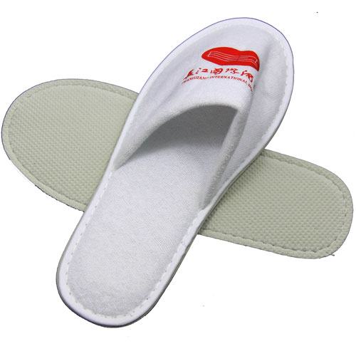 Custom Printed Logo Hotel Slippers