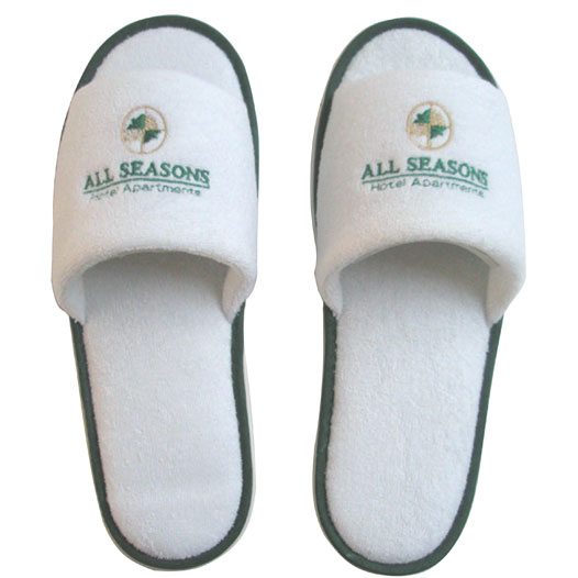 Open Toe Waffle Disposable Hotel Slipper