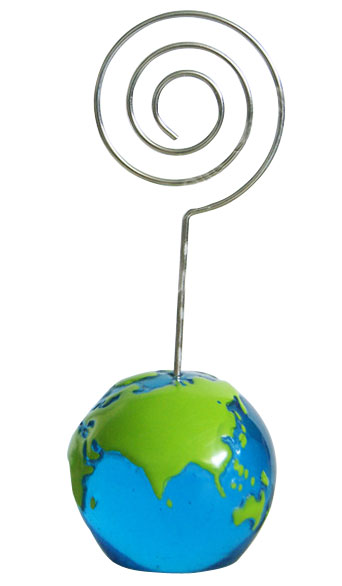 Globe Memo Holder